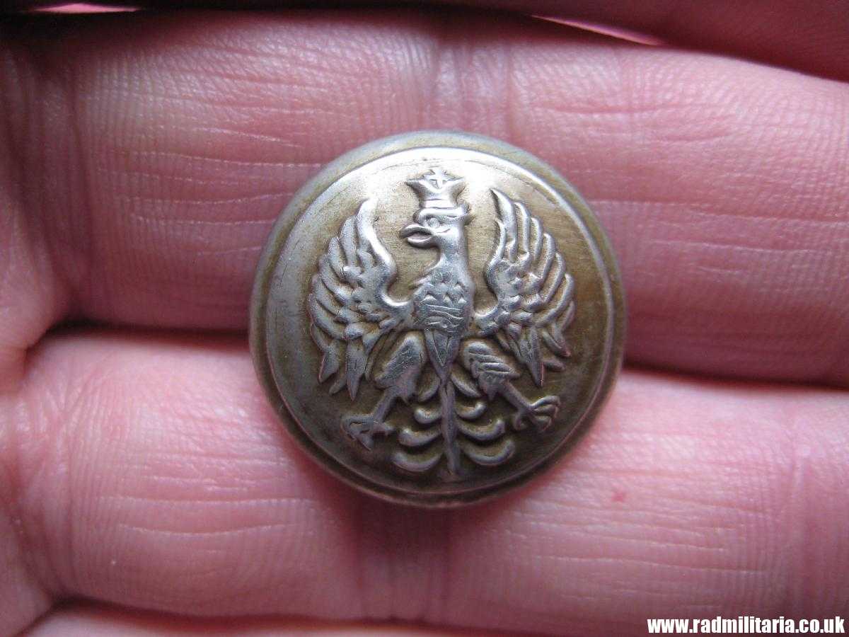 & WW2 genuine Polish Army tunic BUTTON with EAGLE, maker marks: Henderson Jerusalem - VERY RARE !!! - Image 10