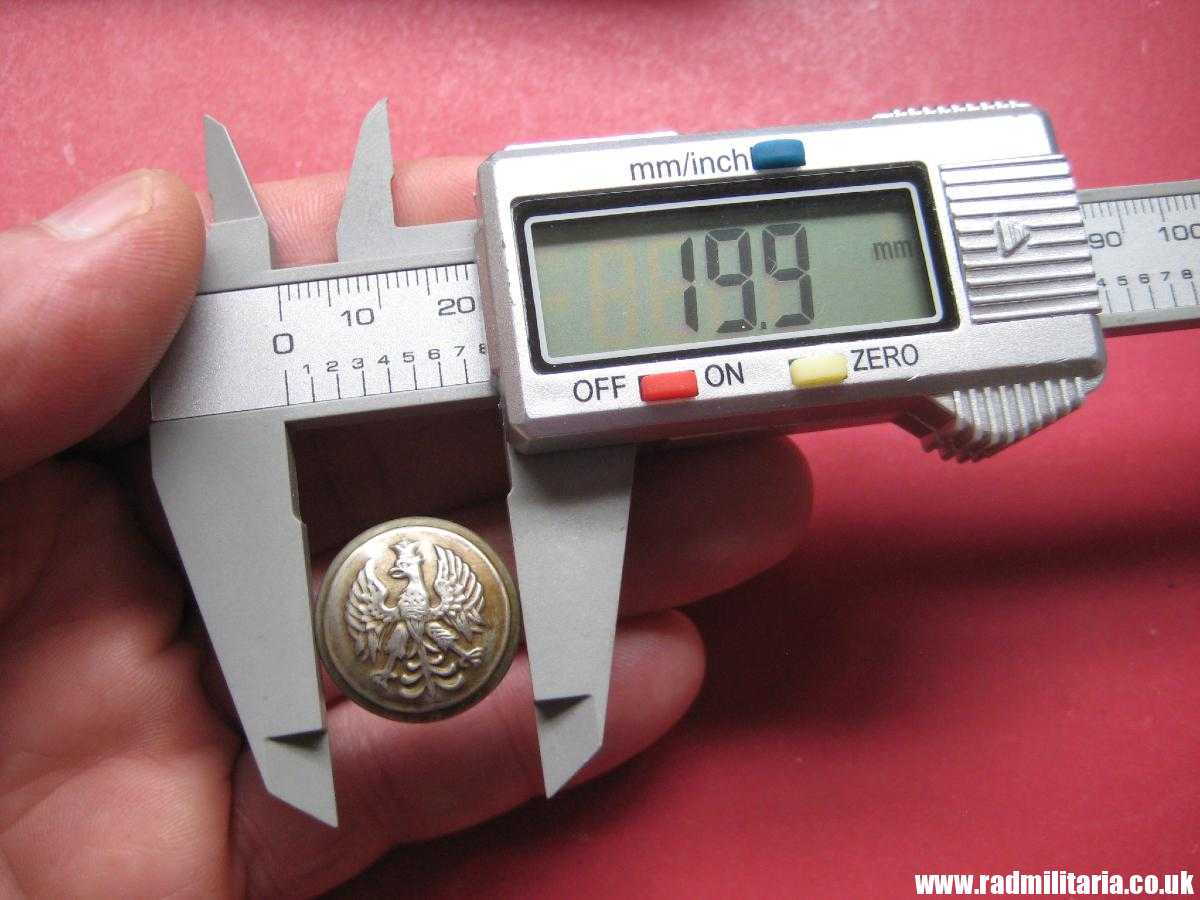 & WW2 genuine Polish Army tunic BUTTON with EAGLE, maker marks: Henderson Jerusalem - VERY RARE !!! - Image 16