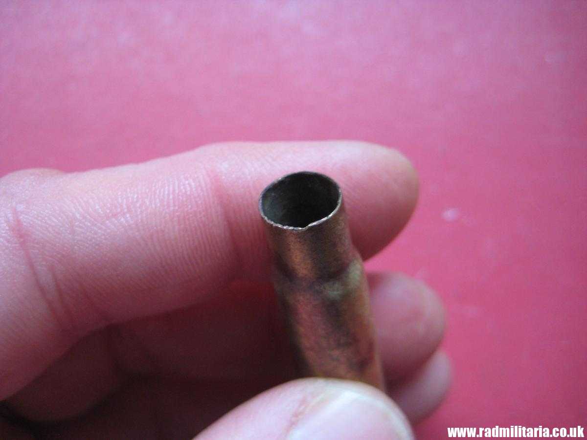 & WW2 original Mauser k98 BRASS EMPTY SHELL marking: DWM 1938 SS-TV. 100% genuine !! rare ! - Image 4