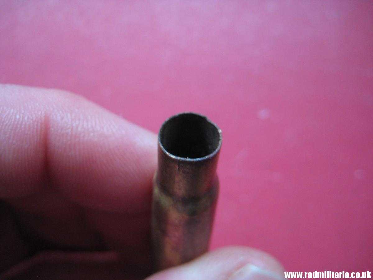 & WW2 original Mauser k98 BRASS EMPTY SHELL marking: DWM 1938 SS-TV. 100% genuine !! rare ! - Image 5