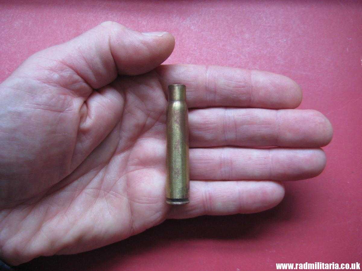 & WW2 original Mauser k98 BRASS EMPTY SHELL marking: DWM 1938 SS-TV. 100% genuine !! rare ! - Image 13