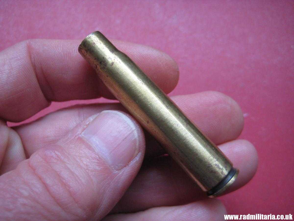 & WW2 original Mauser k98 BRASS EMPTY SHELL marking: DWM 1938 SS-TV. 100% genuine !! rare !!!