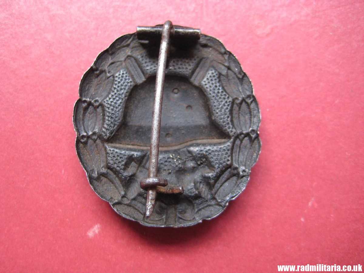 & WW1 German WOUND BADGE Black Class in good used condition - 100% genuine. - Image 4