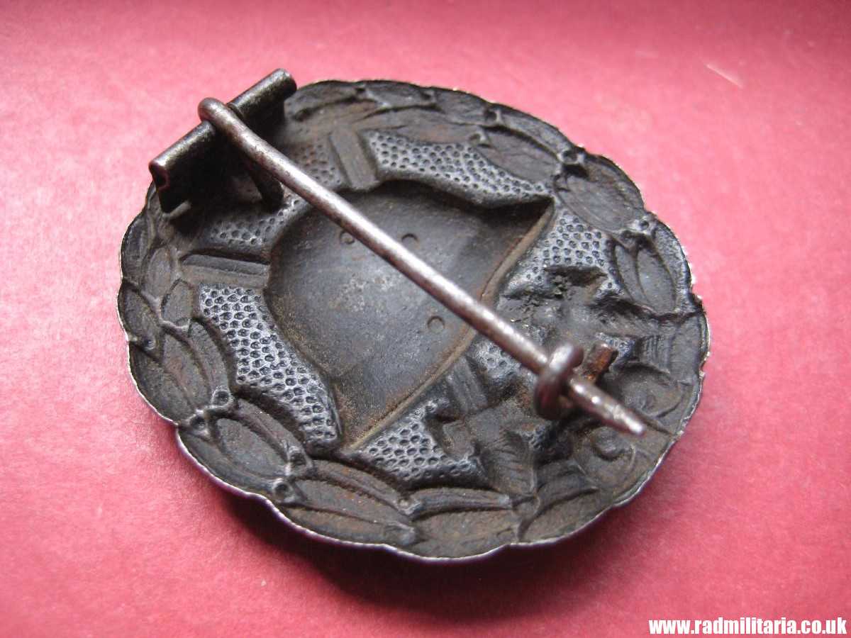 & WW1 German WOUND BADGE Black Class in good used condition - 100% genuine. - Image 7