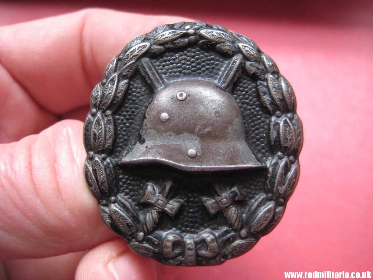 & WW1 German WOUND BADGE Black Class in good used condition - 100% genuine. - Image 15