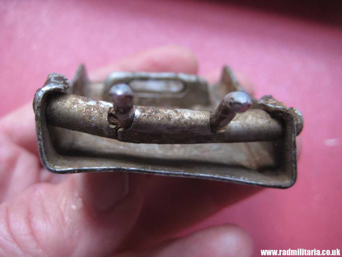 & WW2 Waffen SS aluminum BELT BUCKLE by Assmann: RZM 155/39 SS, metal detecting find, 100% genuine !! - Image 13