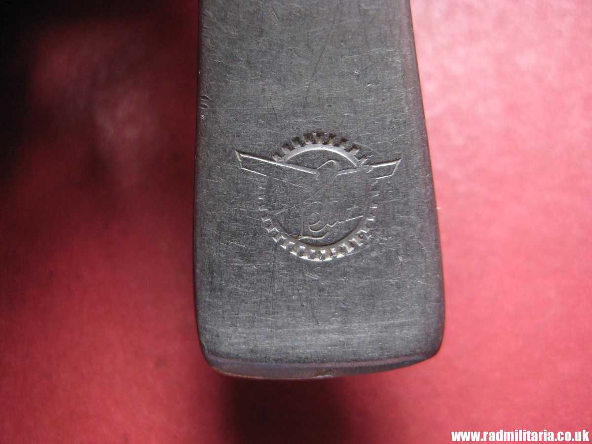 & WW2 German TEA SPOON with swastika, maker: HMZ Rostfrei - LEITZ M.D.A Sch.d.A. good condition, rare !!! - Image 3