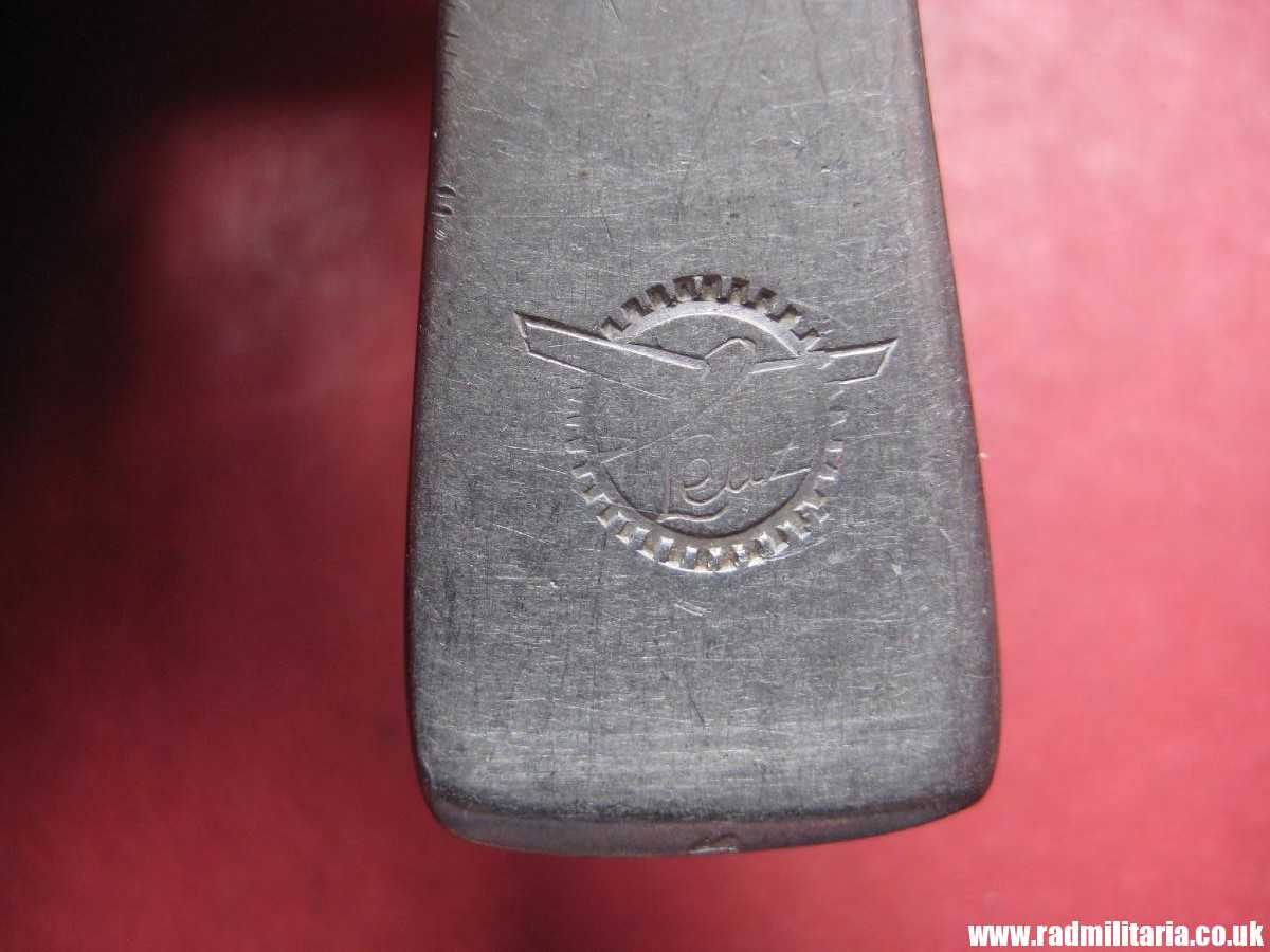 & WW2 German TEA SPOON with swastika, maker: HMZ Rostfrei - LEITZ M.D.A Sch.d.A. good condition, rare !!! - Image 17