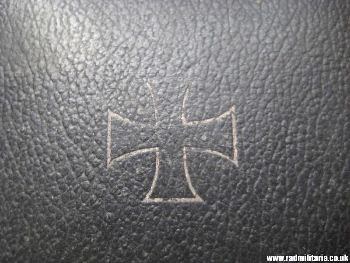 & genuine WW2 German BOX of ISSUE for Iron Cross 1st Class - 100% original. - Image 2