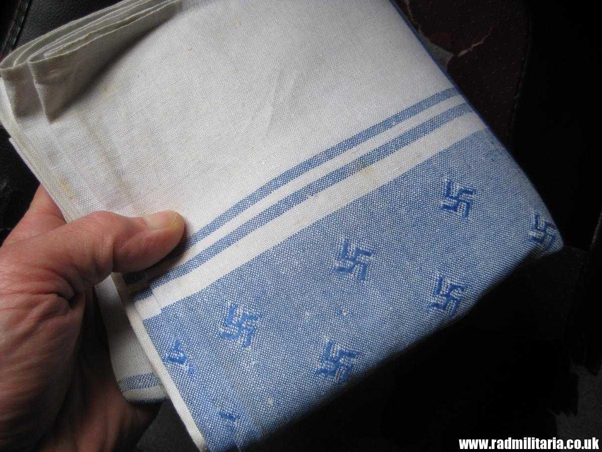 & original OLD TABLECLOTH with SWASTIKAS - large size. - Image 28