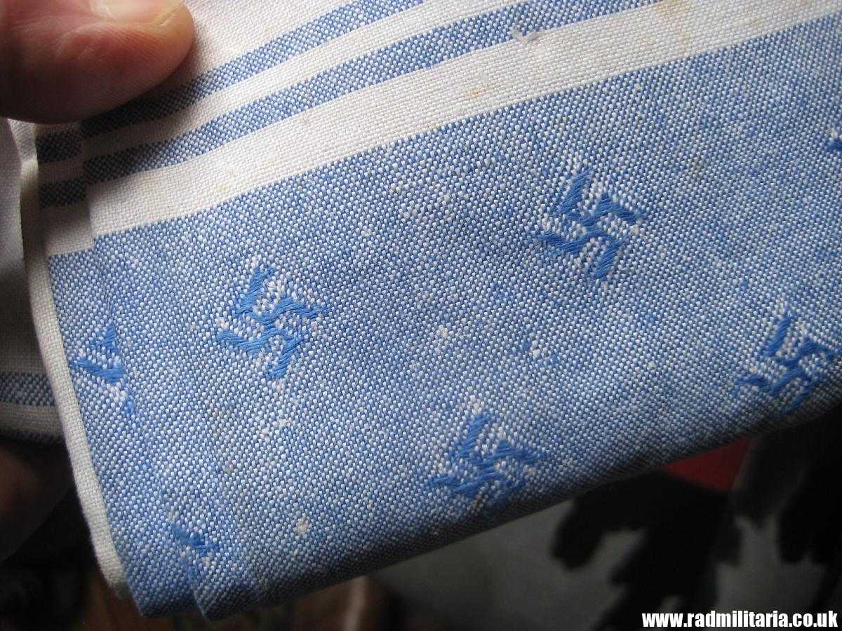 & original OLD TABLECLOTH with SWASTIKAS - large size. - Image 29