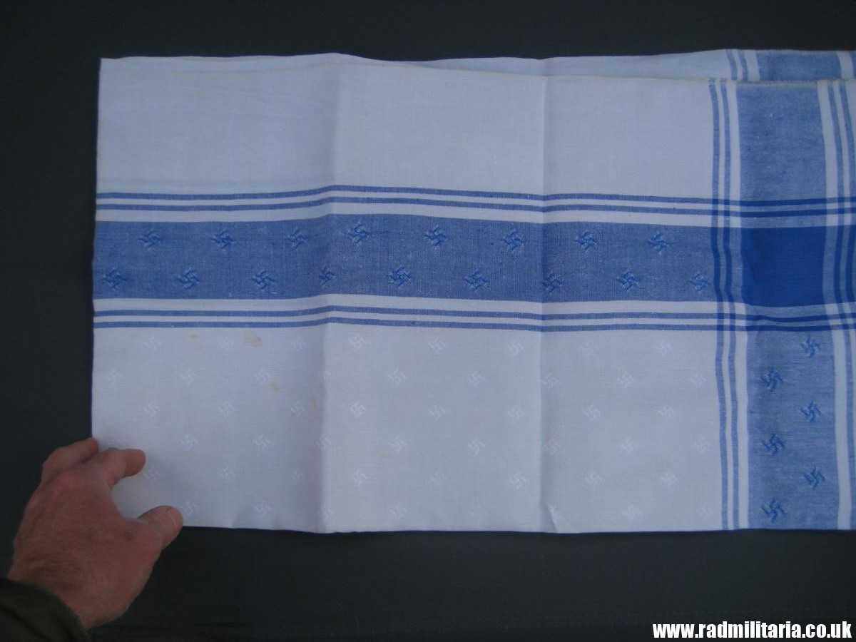 & original OLD TABLECLOTH with SWASTIKAS - large size. - Image 3