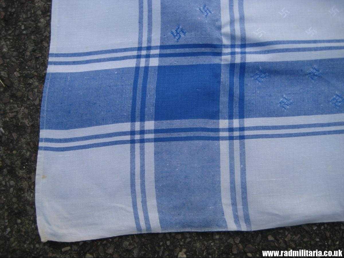 & original OLD TABLECLOTH with SWASTIKAS - large size. - Image 9
