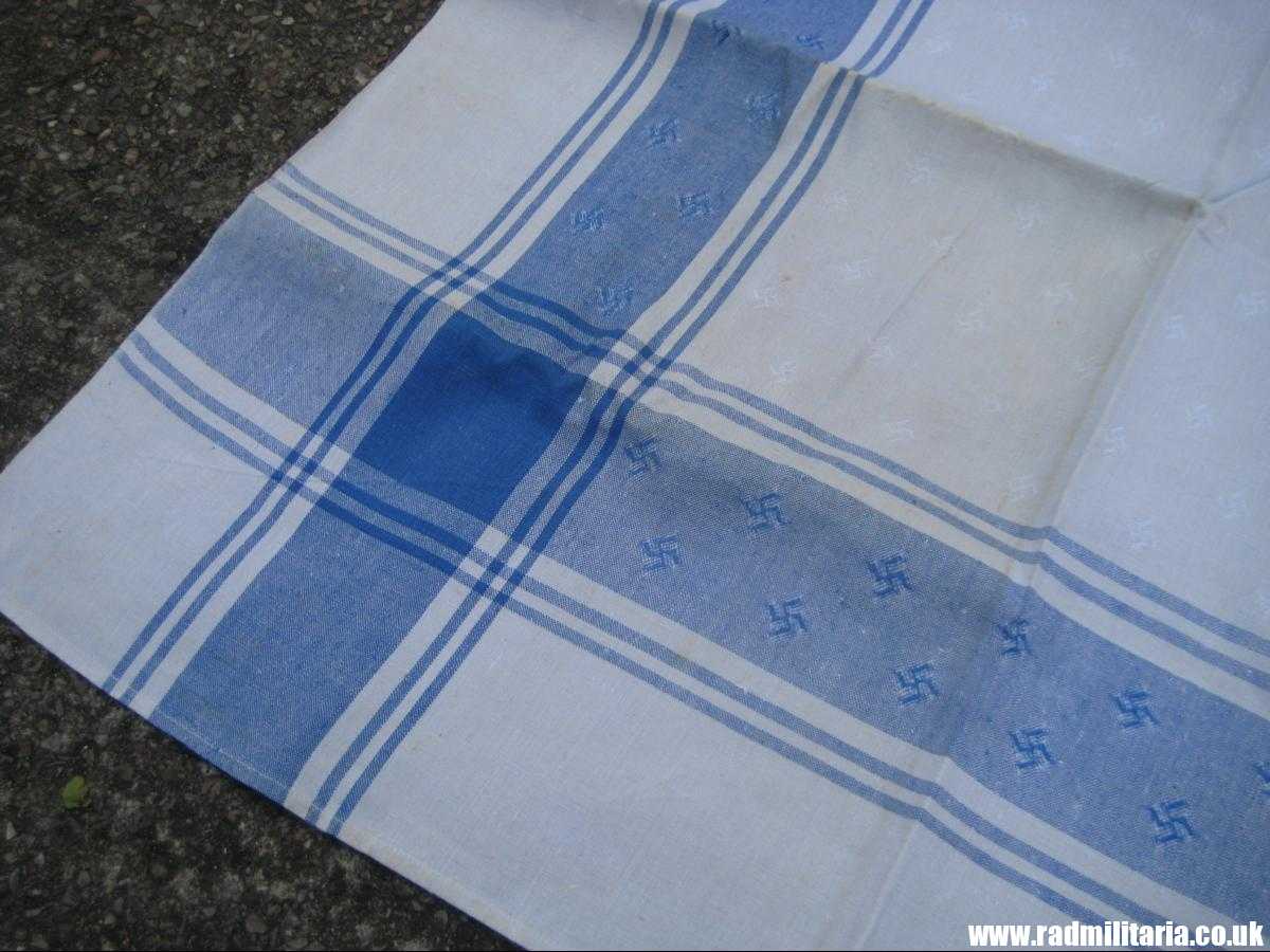 & original OLD TABLECLOTH with SWASTIKAS - large size. - Image 12