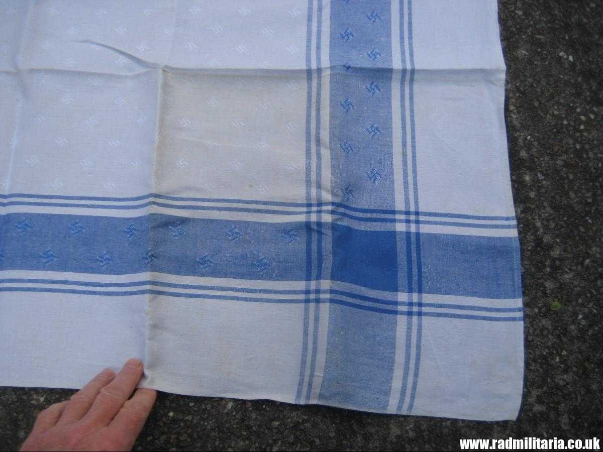 & original OLD TABLECLOTH with SWASTIKAS - large size. - Image 19