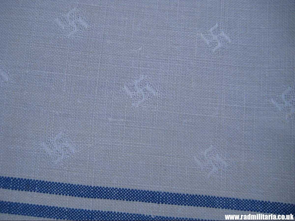 & original OLD TABLECLOTH with SWASTIKAS - large size. - Image 21