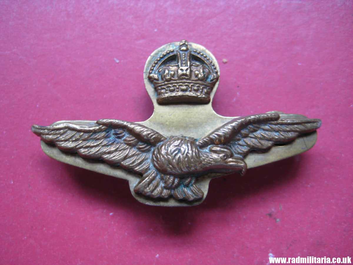 & WW2 Royal Air Force BADGE RAF original badge, 100% genuine !! - Image 2
