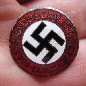& WW2 German NSDAP enamel membership BADGE marked: RZM M1/170 - very good condition.