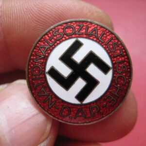 & WW2 German NSDAP enamel membership BADGE marked: RZM M1/8 - very good/perfect condition.