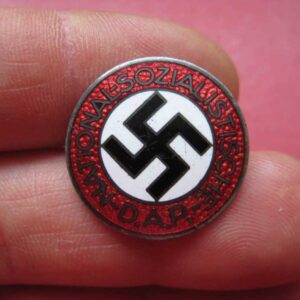 & WW2 genuine German NSDAP membership BADGE marked: RZM M1/101 - mint condition.