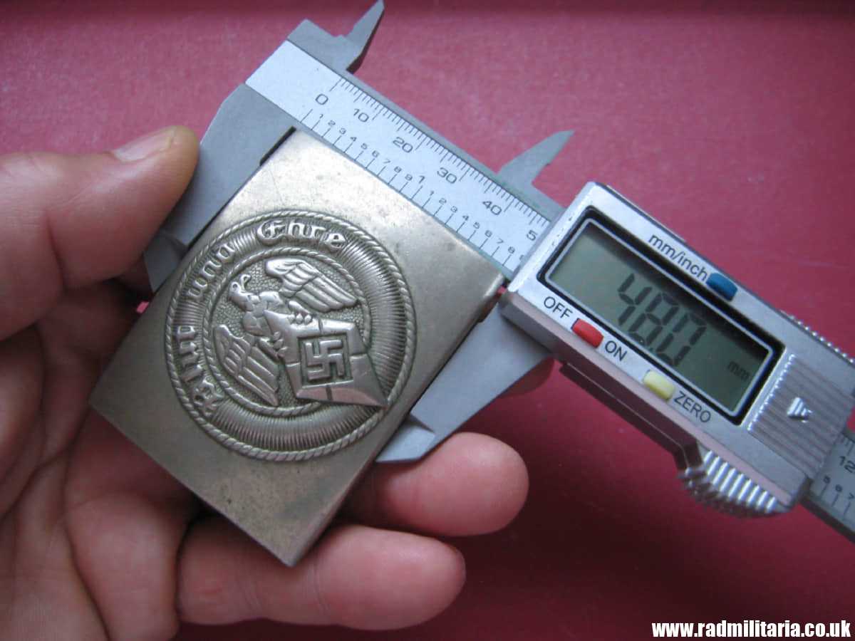 & WW2 original early HITLER YOUTH - HJ BELT BUCKLE made of white metal no maker marks. - Image 18