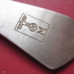 & WW2 German KRIEGSMARINE small GRAVY LADLE marked: "M", 3rd REICH CUTLERY. rare !