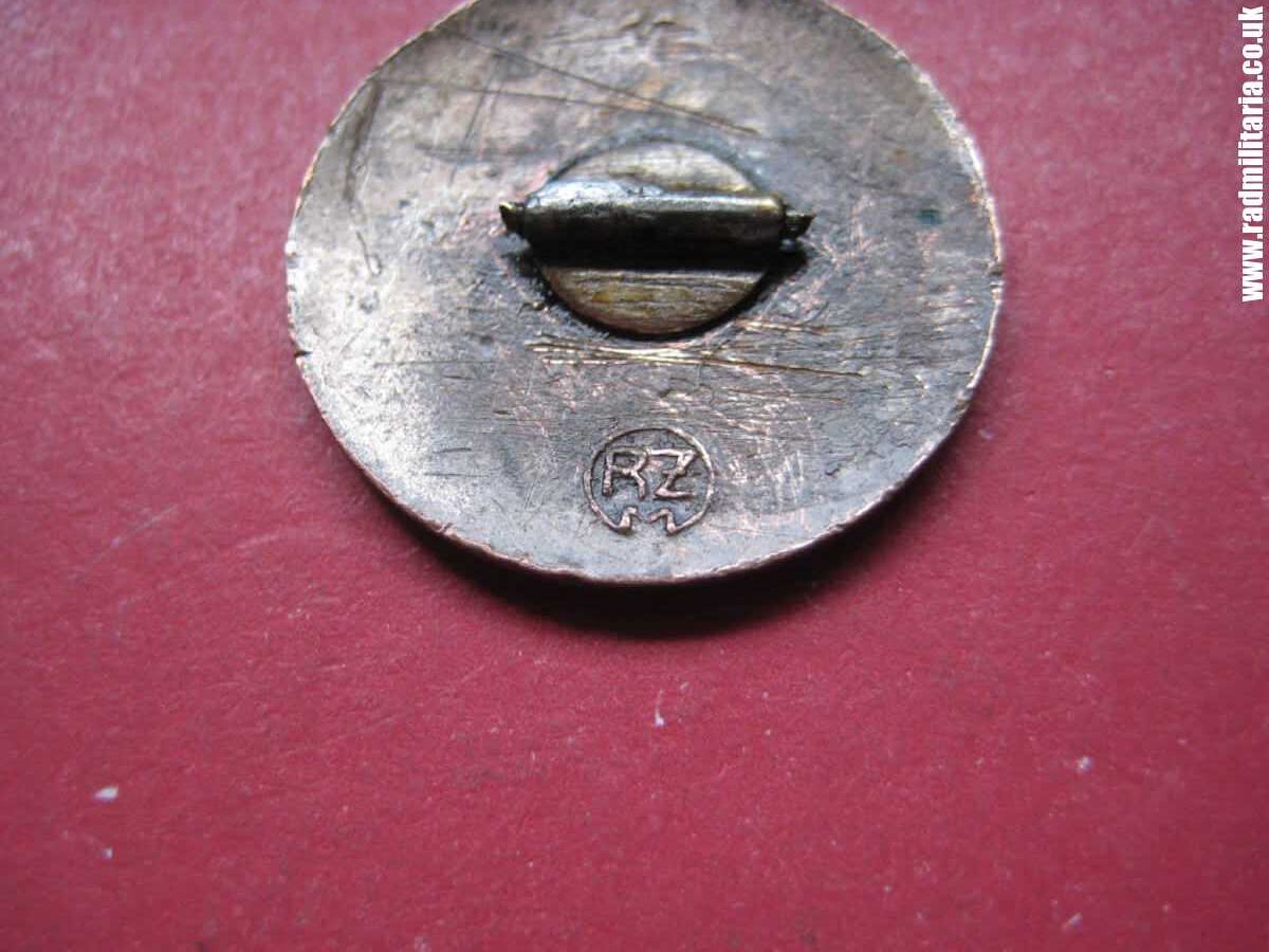 & WW2 German NSDAP membership ENAMEL BADGE marked: RZM. - Image 23