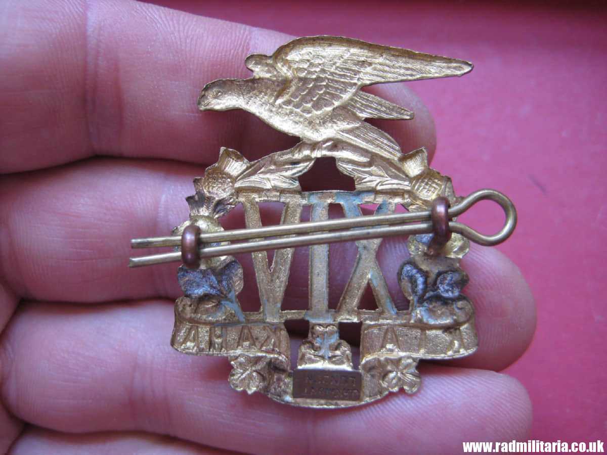& WW1 New Zealand - 14th (South Otago Rifles Regiment) CAP BADGE maker: Gaunt London - genuine. - Image 11