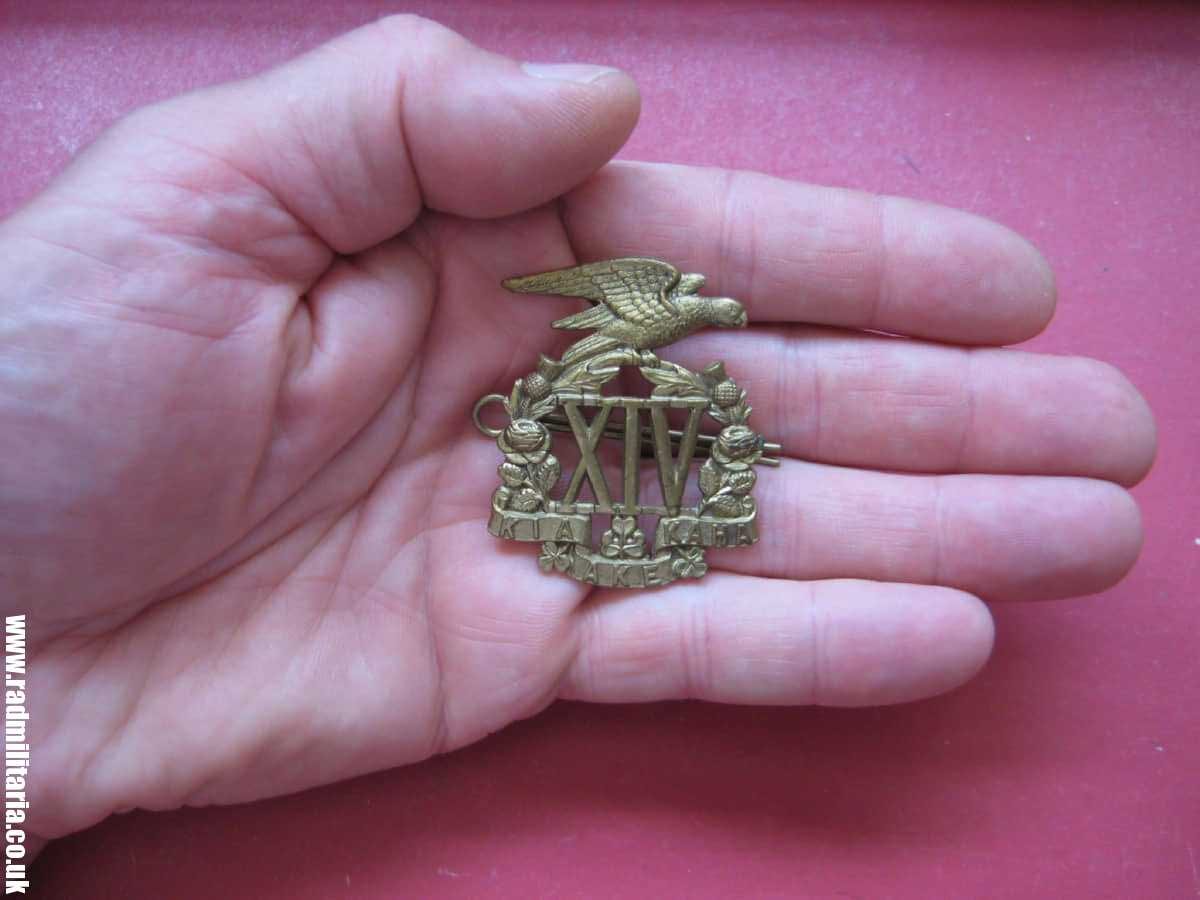 & WW1 New Zealand - 14th (South Otago Rifles Regiment) CAP BADGE maker: Gaunt London - genuine. - Image 8