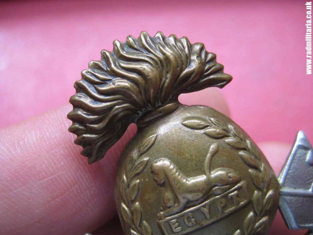 & WW2 British Army bi-metal CAP BADGE - Lancashire Fusiliers Regiment. - Image 11