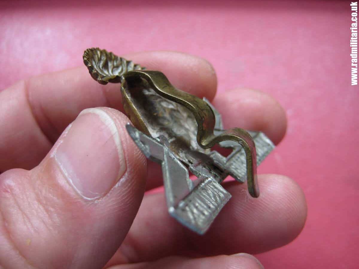 & WW2 British Army bi-metal CAP BADGE - Lancashire Fusiliers Regiment. - Image 8