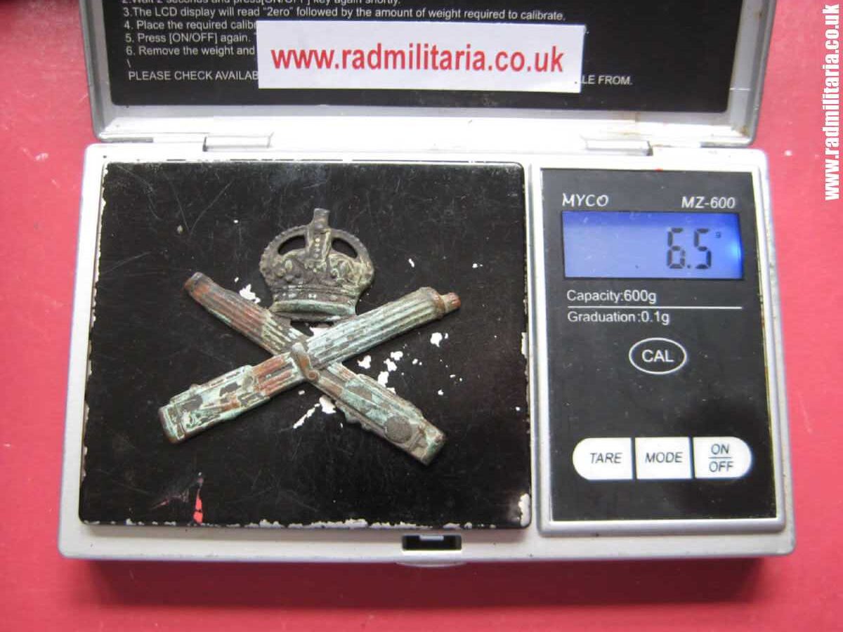 & WW1 British Machine Gun Corps CAP BADGE BADGE - metal detecting find. - Image 7