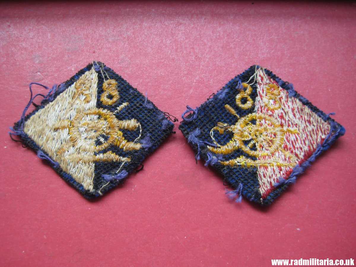 & original British 88th Army Group Royal Artillery (AGRA) embroidered FORMATION SIGN - PATCH. - Image 3