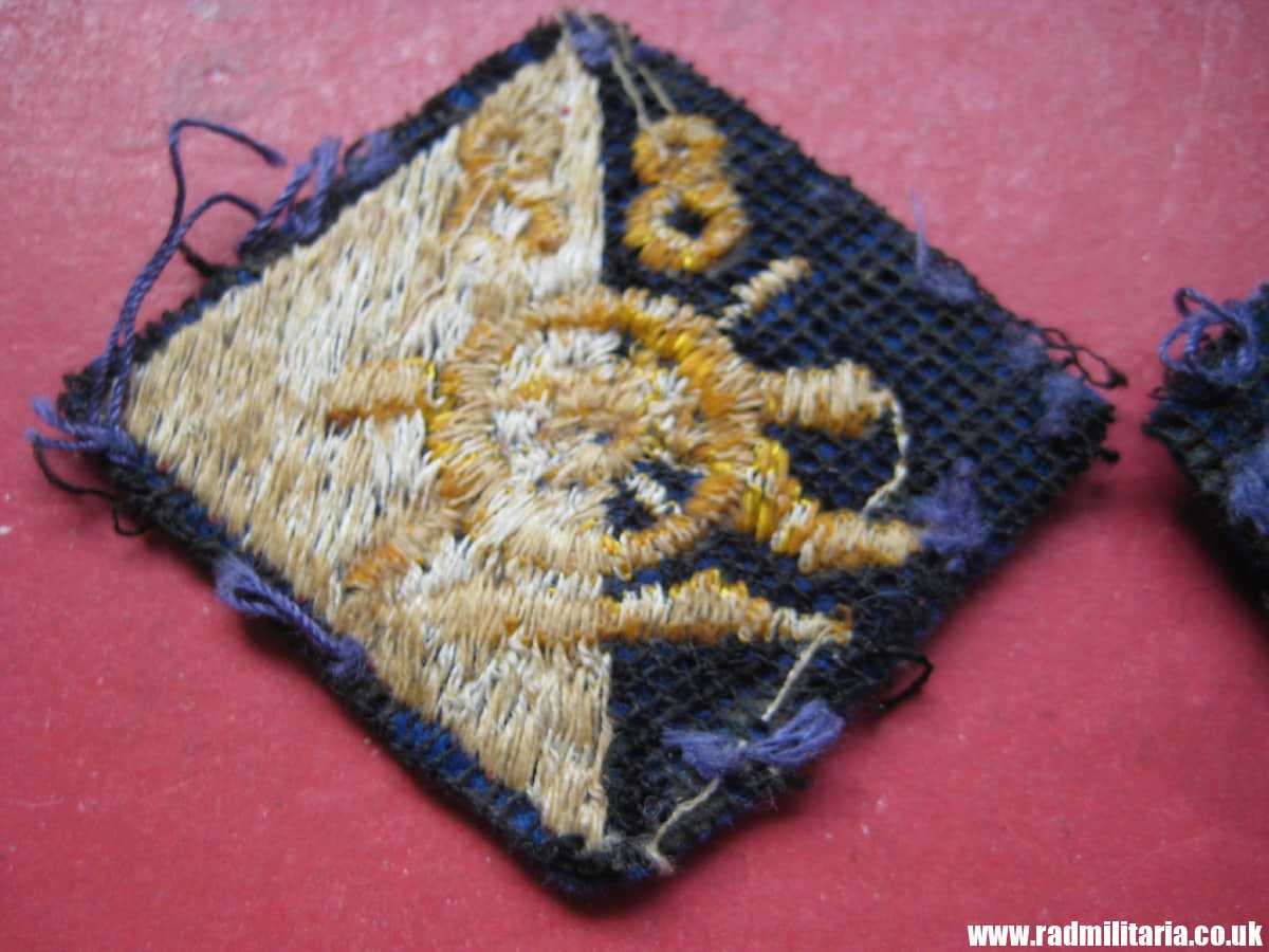 & original British 88th Army Group Royal Artillery (AGRA) embroidered FORMATION SIGN - PATCH. - Image 13