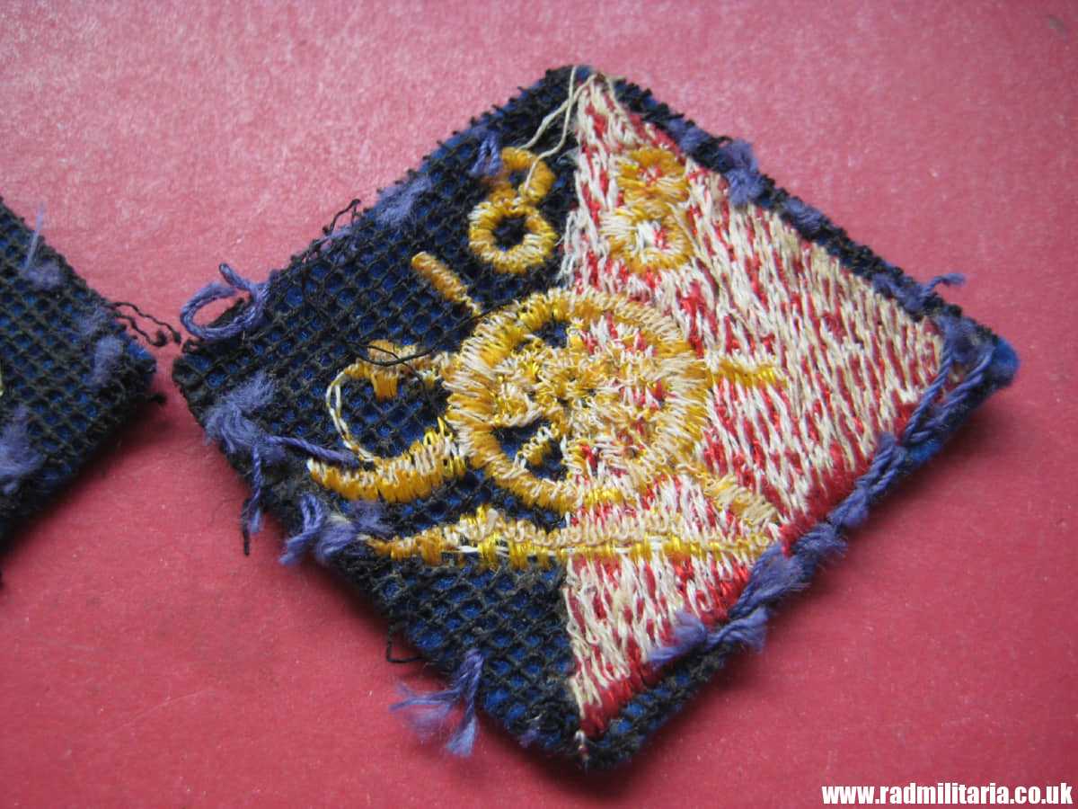 & original British 88th Army Group Royal Artillery (AGRA) embroidered FORMATION SIGN - PATCH. - Image 12