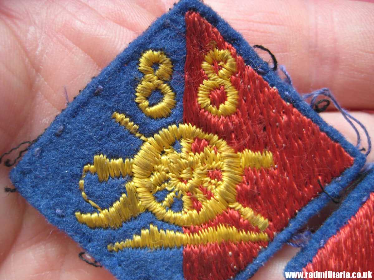& original British 88th Army Group Royal Artillery (AGRA) embroidered FORMATION SIGN - PATCH. - Image 5