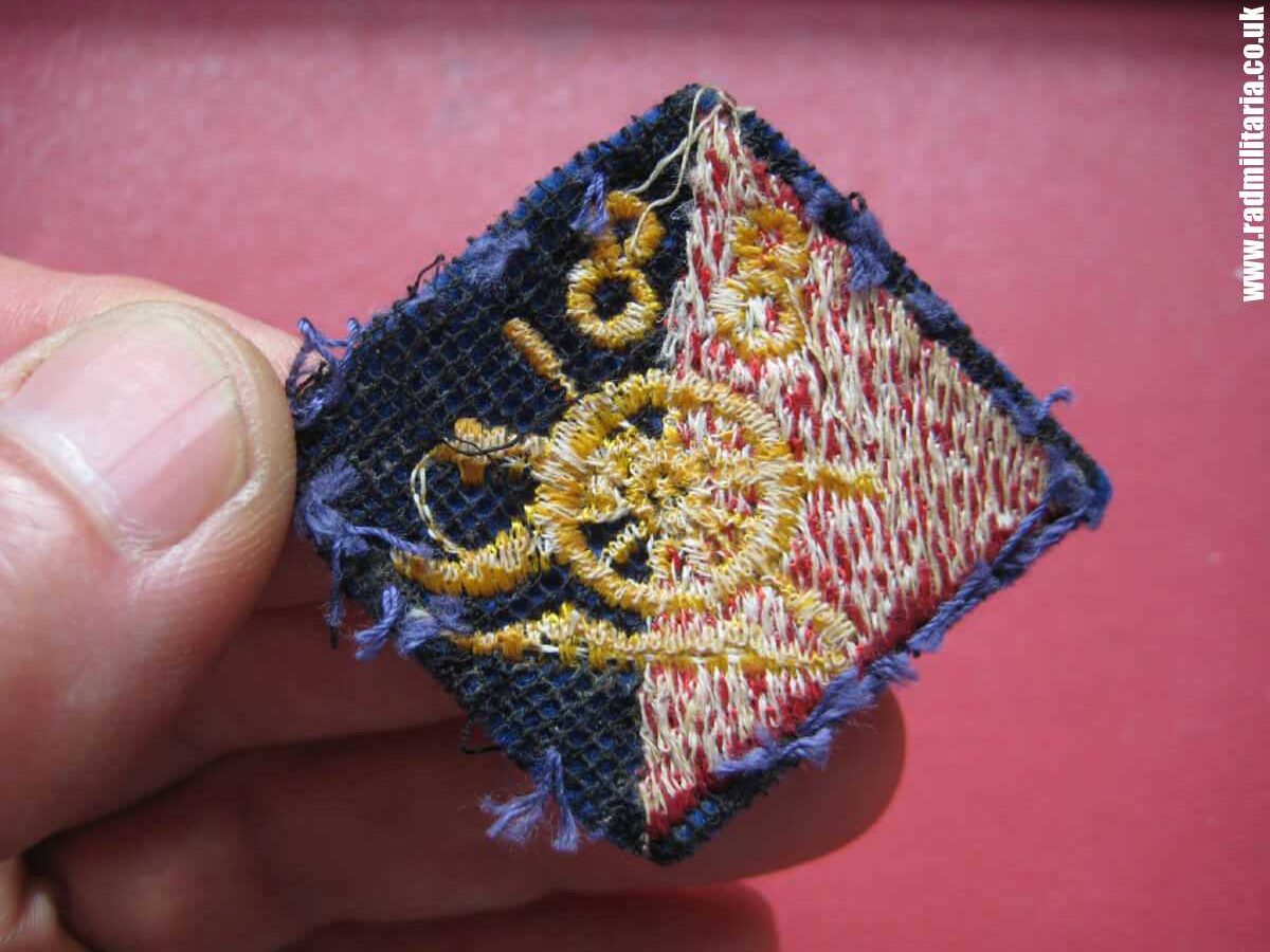 & original British 88th Army Group Royal Artillery (AGRA) embroidered FORMATION SIGN - PATCH. - Image 7
