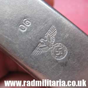 & WW2 German CANS OPENER marked: "OG" stainless steel. 3rd REICH CUTLERY.