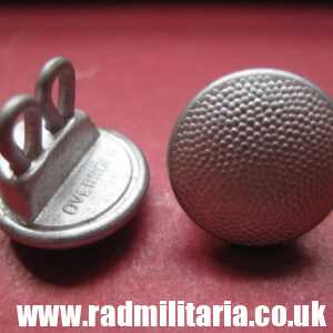 & WW2 German Wehrmacht tunic BUTTONS - a PAIR in perfect condition - BELT HANGERS, maker: OVERHOFF
