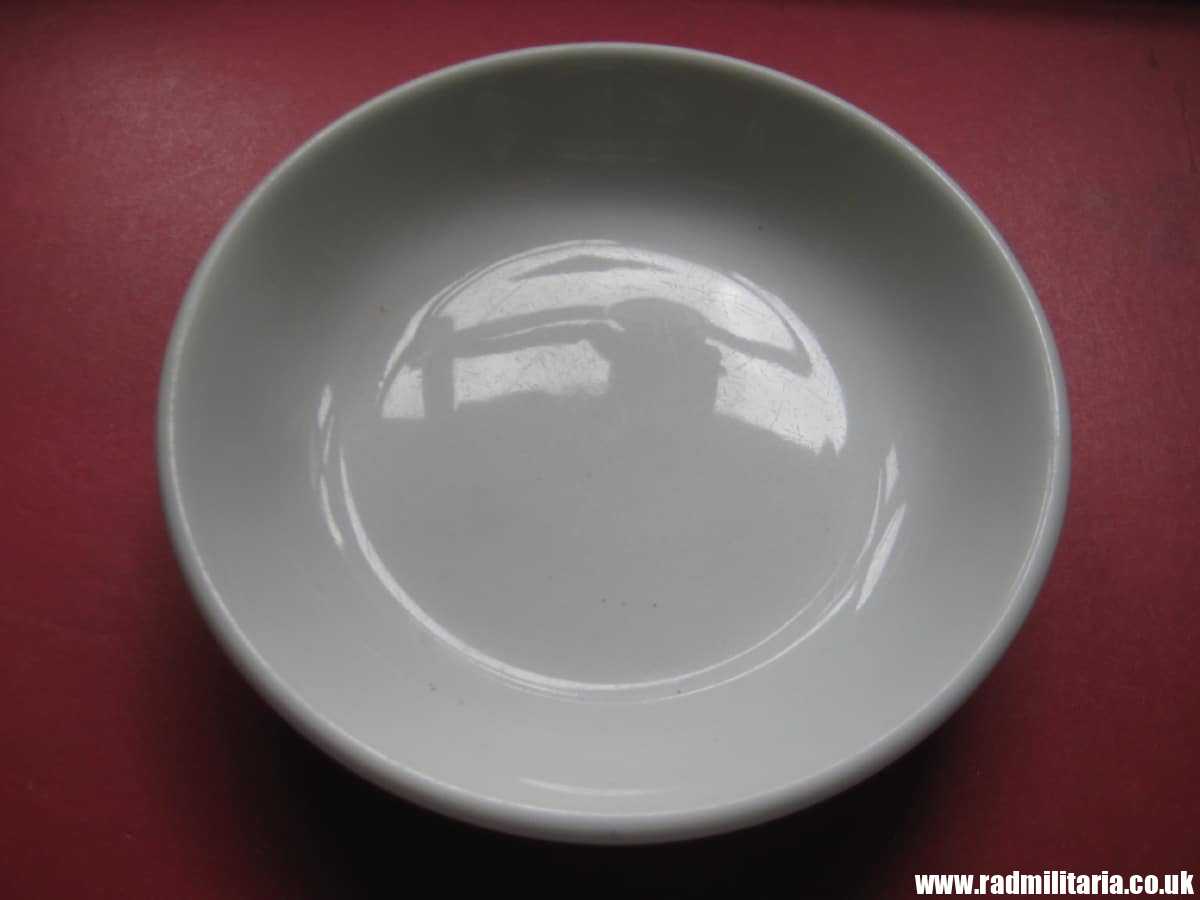 & WW2 original German CERAMIC Wehrmacht SAUCER/SIDE PLATE - maker: BW BAUSCHER WEIDEN 1941. - Image 2
