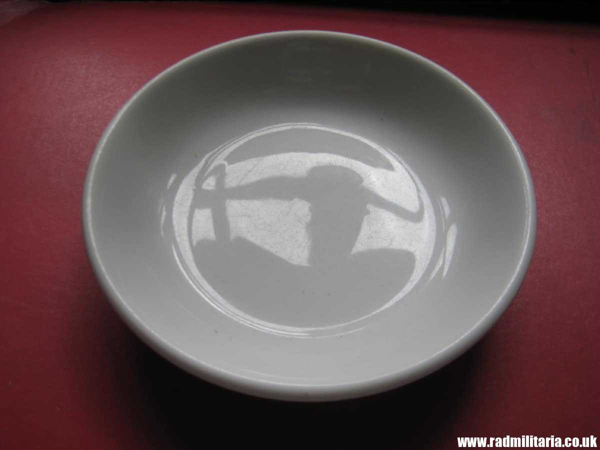 & WW2 original German CERAMIC Wehrmacht SAUCER/SIDE PLATE - maker: BW BAUSCHER WEIDEN 1941. - Image 6