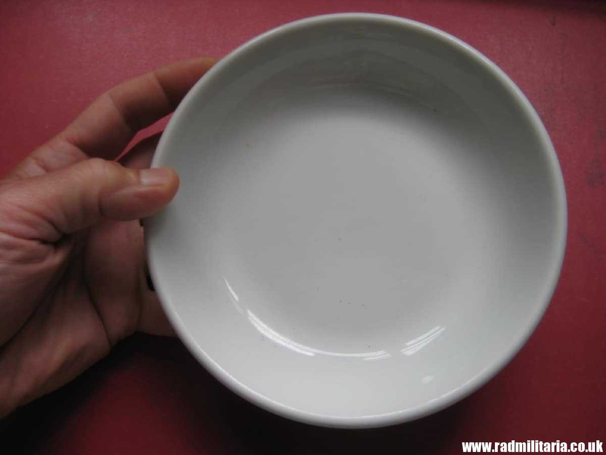 & WW2 original German CERAMIC Wehrmacht SAUCER/SIDE PLATE - maker: BW BAUSCHER WEIDEN 1941. - Image 7