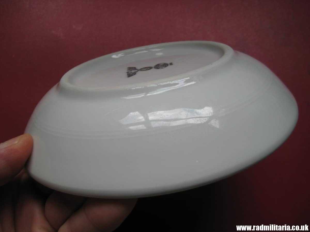 & WW2 original German CERAMIC Wehrmacht SAUCER/SIDE PLATE - maker: BW BAUSCHER WEIDEN 1941. - Image 15