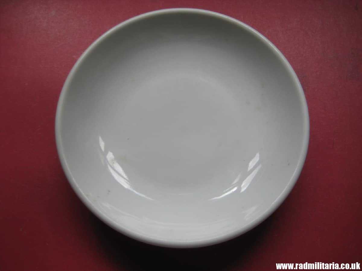 & WW2 original German CERAMIC Wehrmacht SAUCER/SIDE PLATE - maker: 1938 PMR BAVARIA Jaeger & Co - Image 4