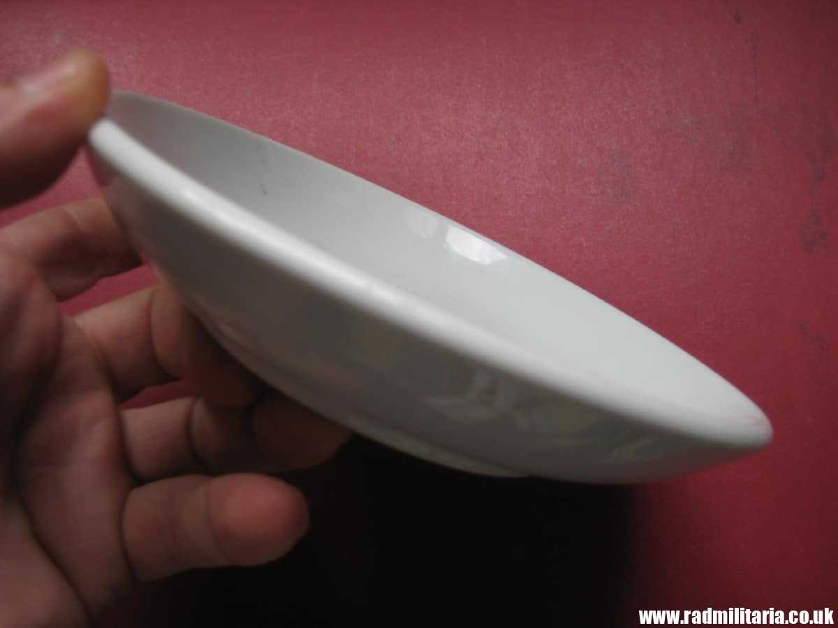 & WW2 original German CERAMIC Wehrmacht SAUCER/SIDE PLATE - maker: 1938 PMR BAVARIA Jaeger & Co - Image 9