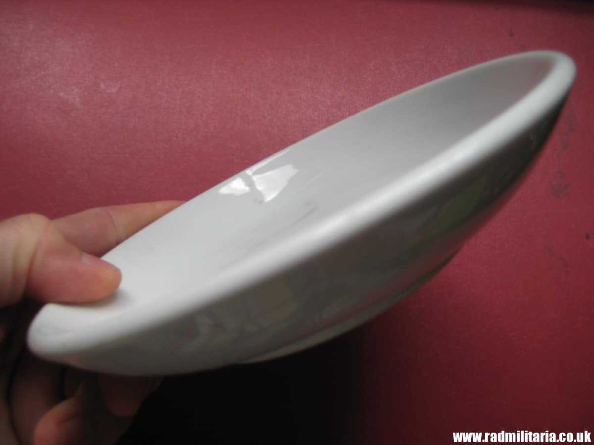 & WW2 original German CERAMIC Wehrmacht SAUCER/SIDE PLATE - maker: 1938 PMR BAVARIA Jaeger & Co - Image 12