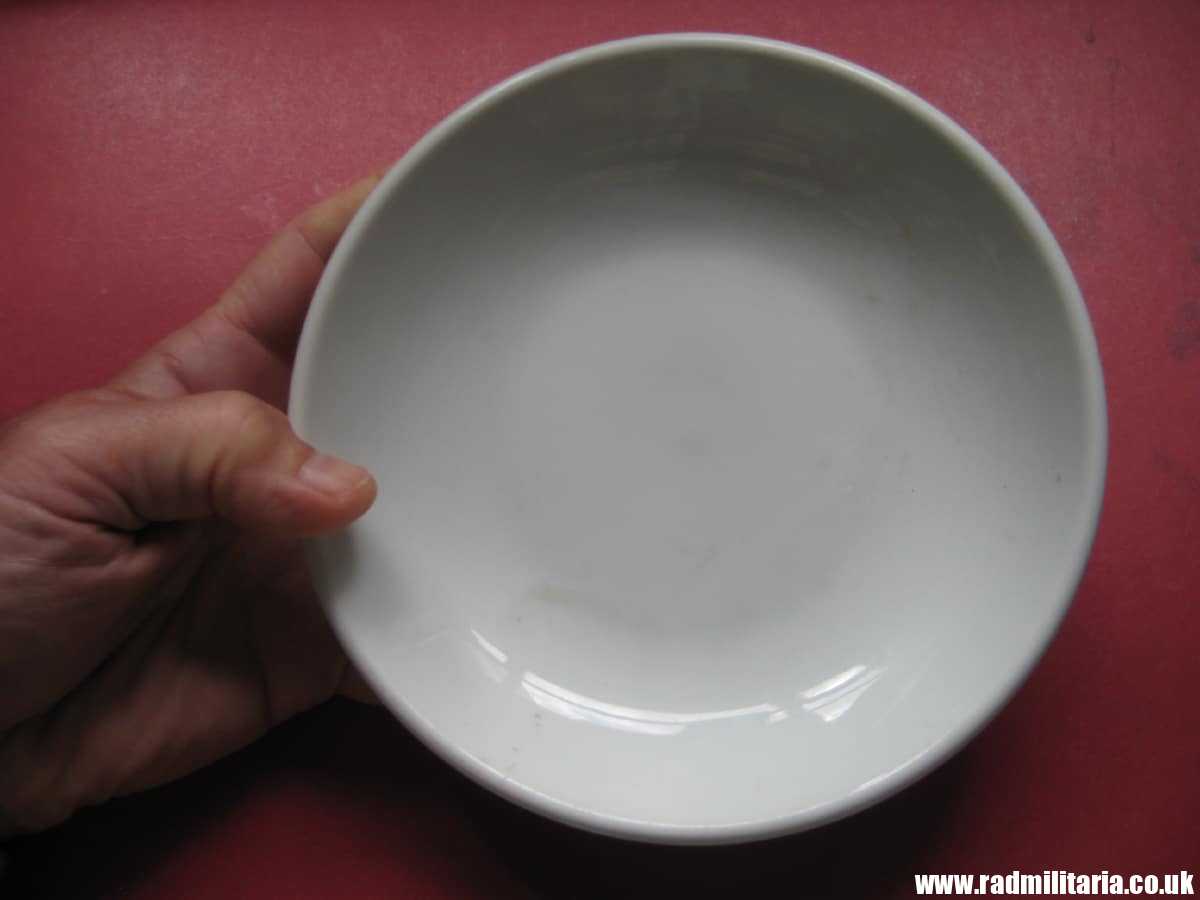 & WW2 original German CERAMIC Wehrmacht SAUCER/SIDE PLATE - maker: 1938 PMR BAVARIA Jaeger & Co - Image 11