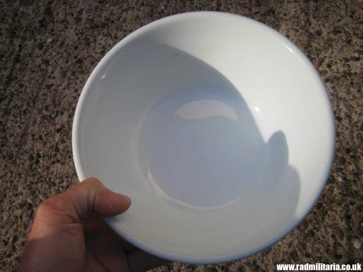 & WW2 genuine ceramic BOWL - KRIEGSMARINE, maker: BW BAUSCHER WEIDEN 1941 - Image 4