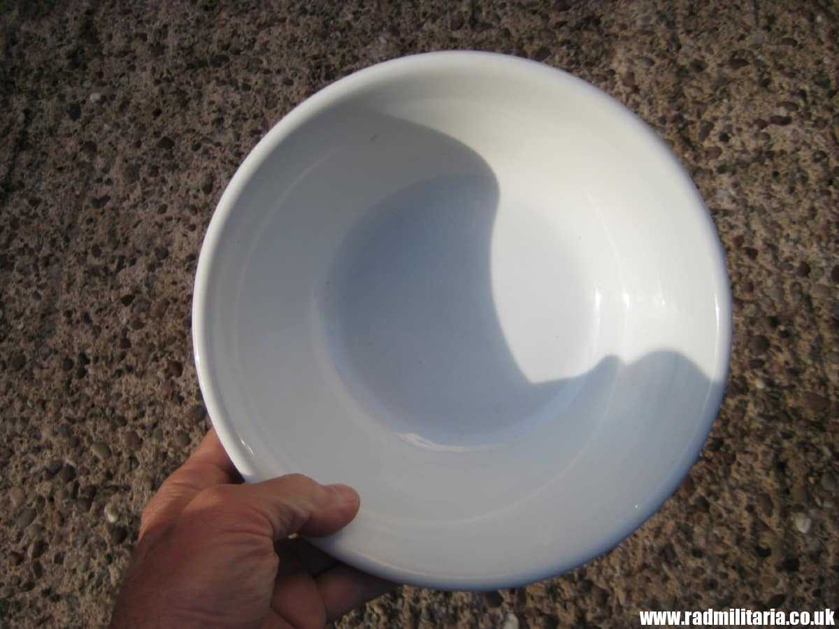 & WW2 genuine ceramic BOWL - KRIEGSMARINE, maker: BW BAUSCHER WEIDEN 1941 - Image 5