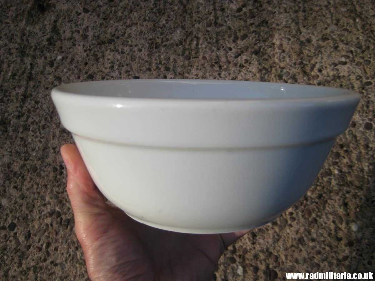 & WW2 genuine ceramic BOWL - KRIEGSMARINE, maker: BW BAUSCHER WEIDEN 1941 - Image 6
